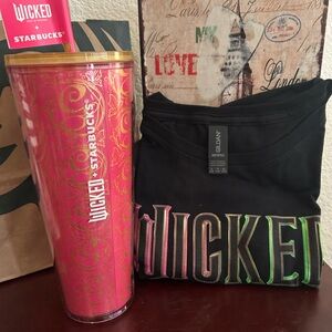 Wicked Starbucks Tumbler and Wicked T-Shirt